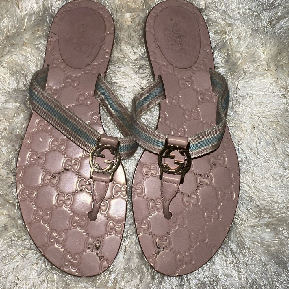 Authentic Gucci slides size 40 women 10
